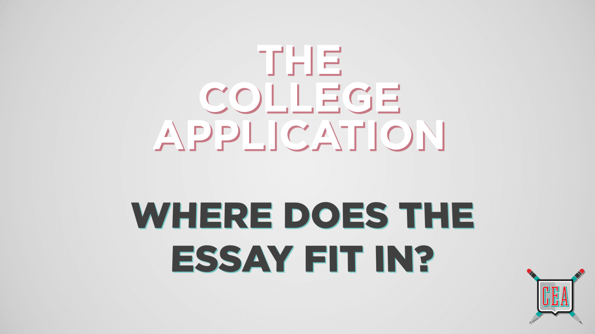 How Important is the College Essay?