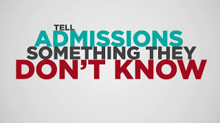 How to Tell a Unique Story to Admissions