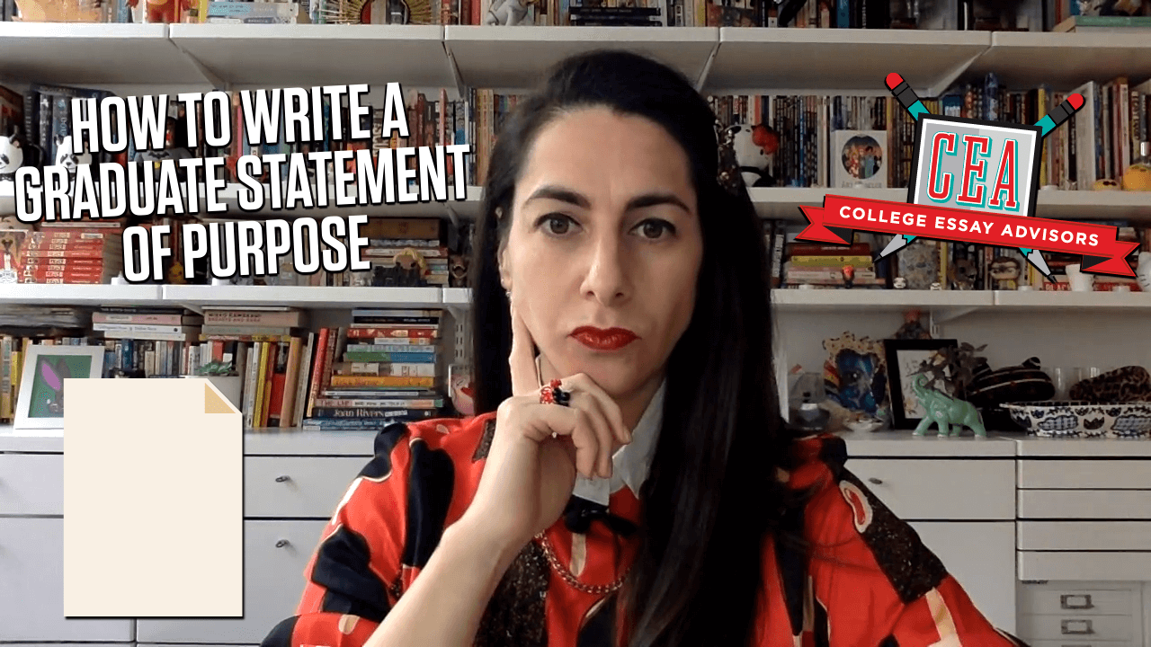 How to Write a Statement of Purpose for Grad School
