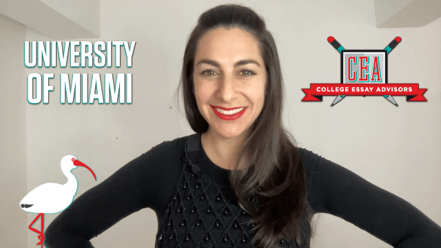 Guide to the University of Miami’s Supplemental Essay Prompt