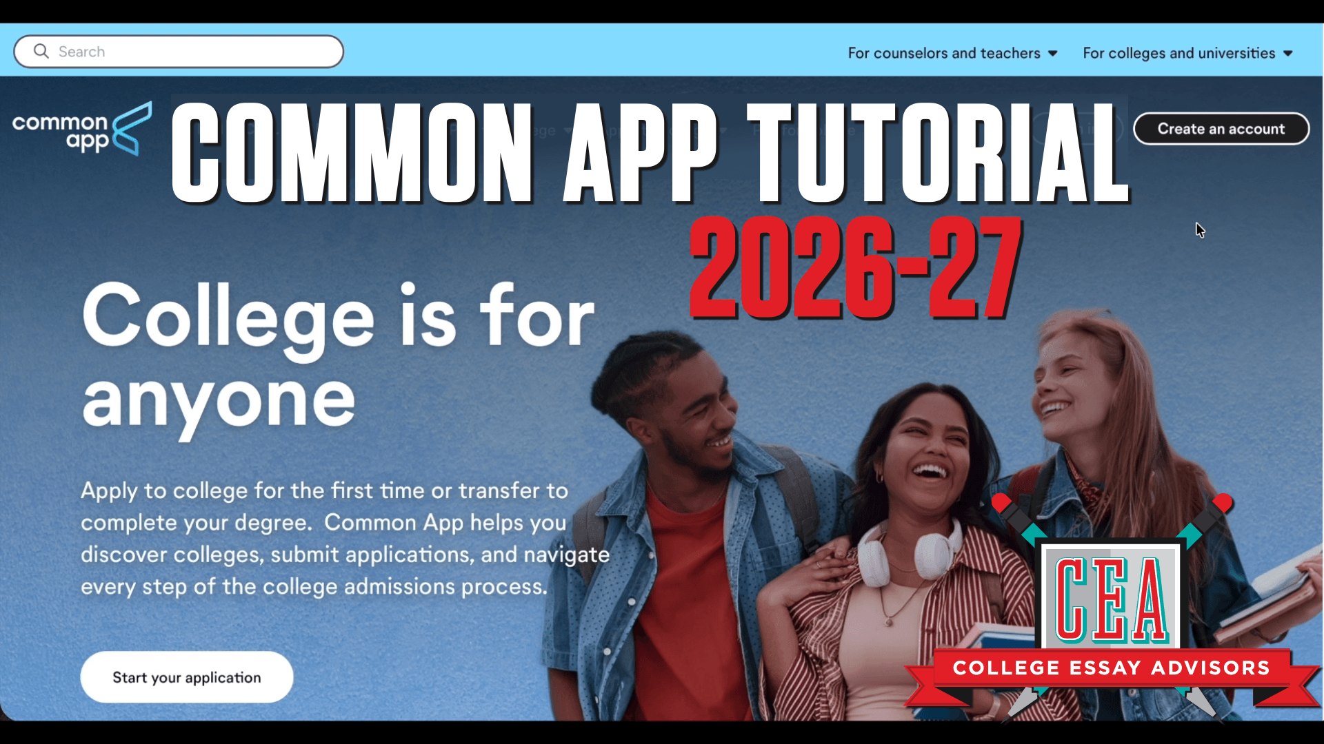 Common App Tutorial