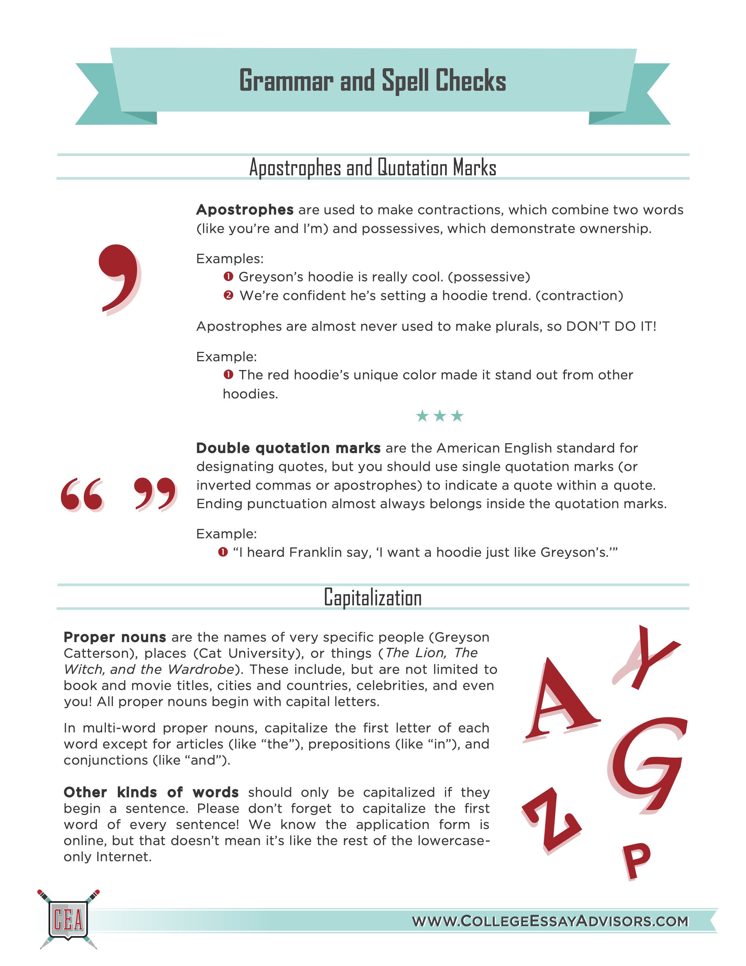 Grammar And Spell Checks